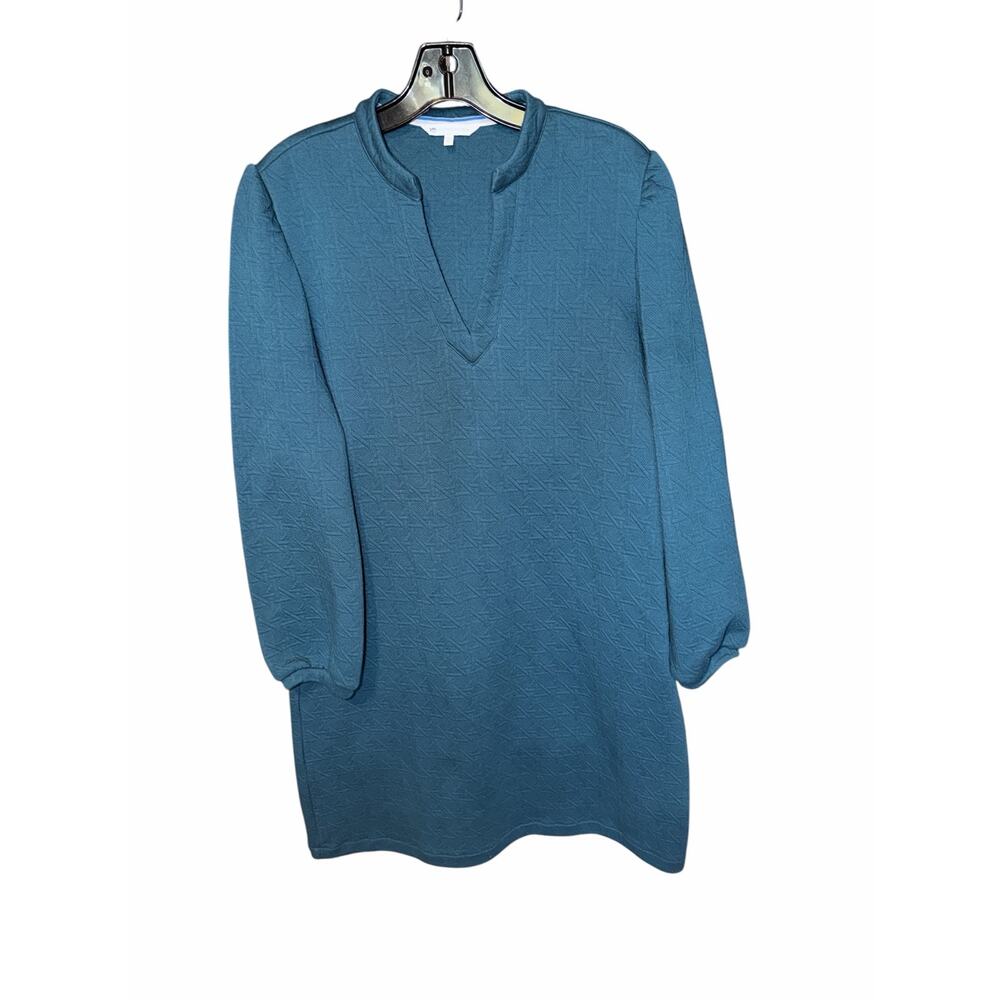 Southern Tide Women’s Medium Quilted Dress Teal Haze